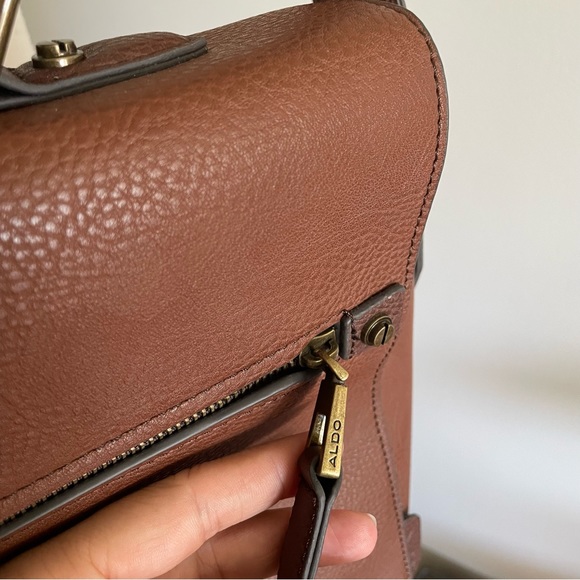 Brown Shoulder Briefcase NWOT - Picture 7 of 13